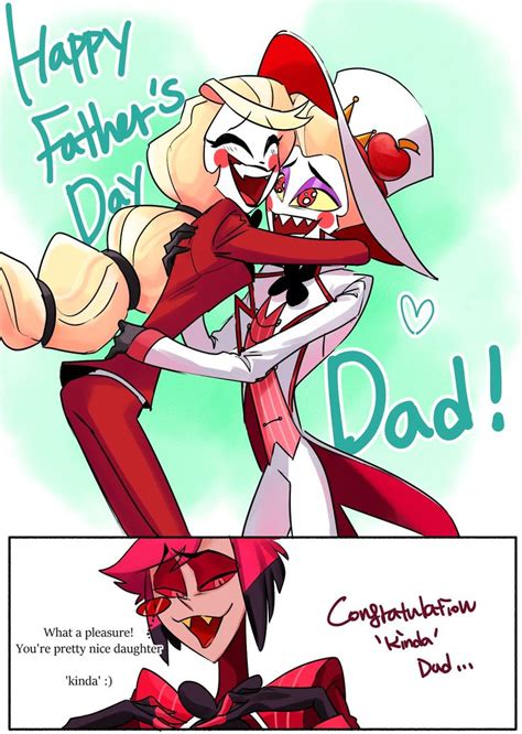 Pin By On Hazbin Hotel In Happy Fathers Day Dad