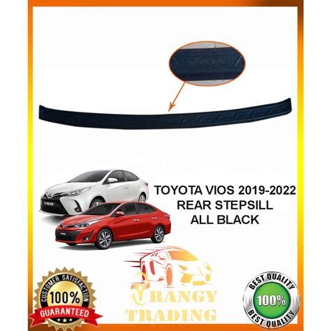 All New Toyota Vios To Oem Rear Stepsill All Black Bumper