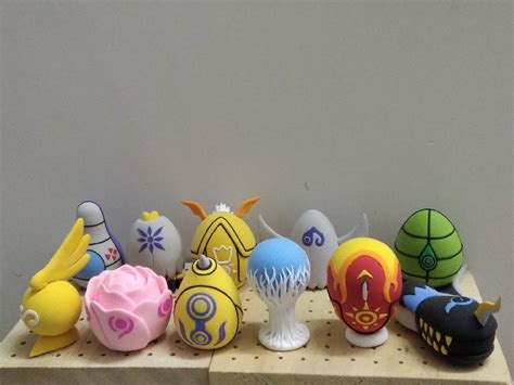 Digimon Digi egg set, Hobbies & Toys, Toys & Games on Carousell