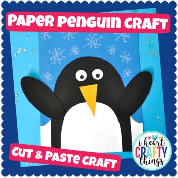 Simple Cut and Paste Penguin Craft by I Heart Crafty Things | TpT