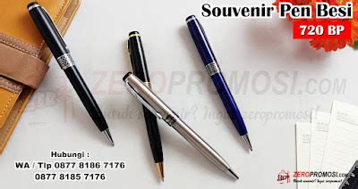 Souvenir Pen Besi Metal 720BP Pen Besi Promosi Zeropromosi