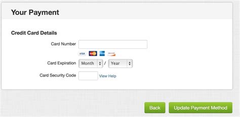 Updating Credit Card Information Breeze Help