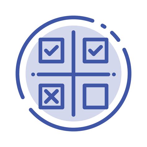 Business Management Priorities Product Production Blue Dotted Line Line