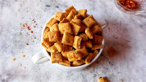 Cheese Crackers Recipe | Easy Snack Recipe - Candid Treat