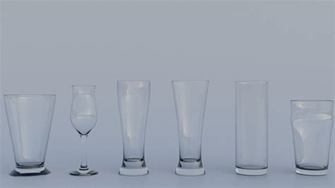 Artstation Glass Cups Collection