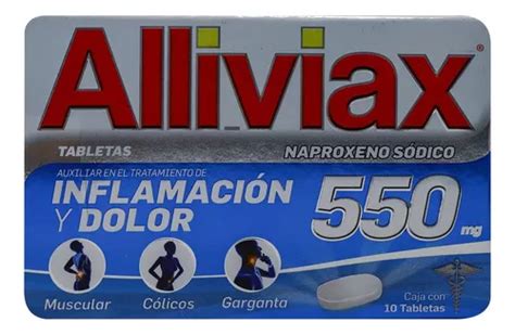 Alliviax Caja Tabletas Mg Inflamaci N Y Dolor Mercadolibre