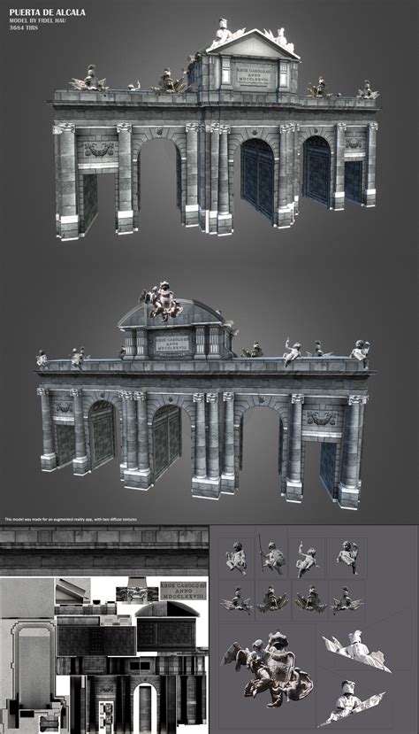 PUERTA DE ALCALÁ - MADRID: 3D on Behance