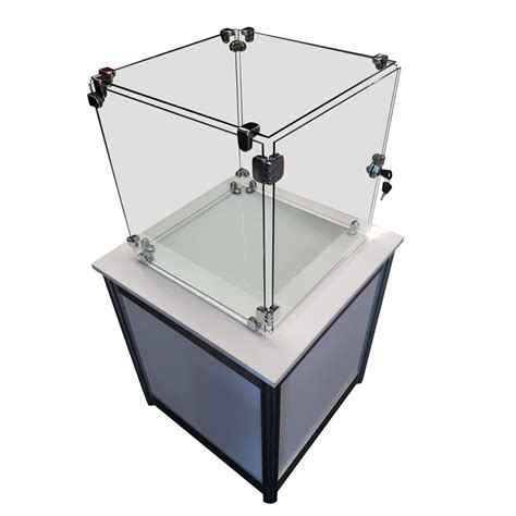 Display Plinth With Lockable Cube Exhibition And Display Services