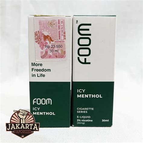 Jual Salt Foom Icy Menthol Saltnic Ml Mg Mg By Foom Lab Di