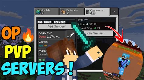 Best Pvp Servers For Minecraft Pe Pvp Practice Servers For Minecraft