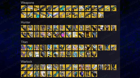 Destiny Xur Loot Pool Everything You Can Get Wowvendor