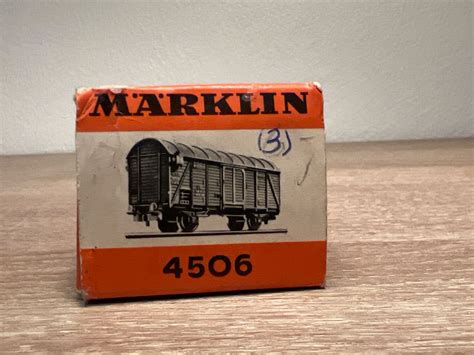 Märklin 4506 Güterwagen mil Schlusslaternen H0 OVP 3 Kaufen auf Ricardo