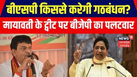 Lok Sabha Election 2024 Mayawati के गठबंधन वाले Tweet पर भड़की Bjp। Up