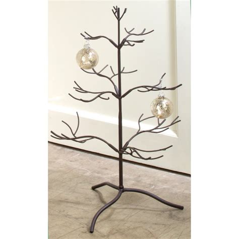 42 Brown Natural Metal Tree Ornament Display Green