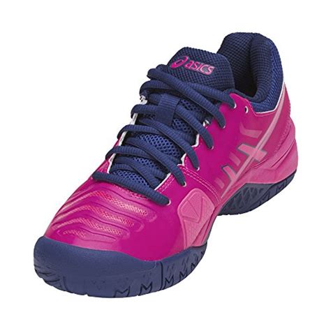 Buy Asics Womens Gel Challenger 11 Tennis Shoes Pink Globlue Print 8