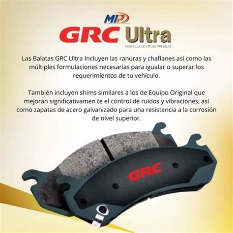 Balatas Premium Traseras Para Peugeot 3008 2017 Grc Prime En Venta En