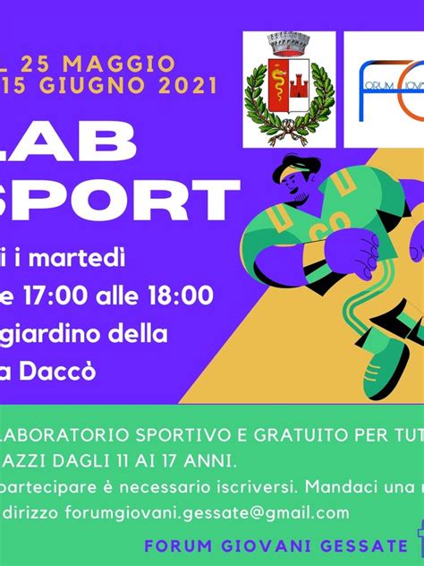 Forum Giovani Laboratorio Sportivo Comune Di Gessate