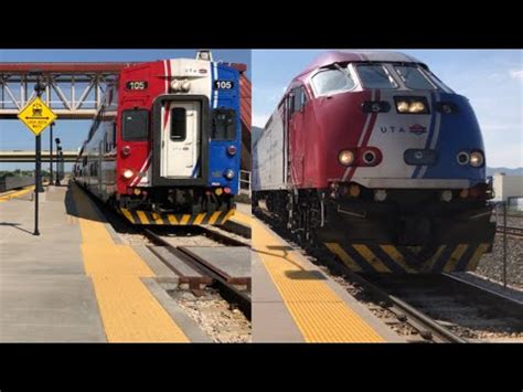 Fps Railfanning Uta Frontrunner At Farmington Youtube