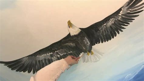 Piero Manrique Paints Eagle Ceiling Mural YouTube