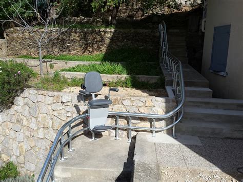 Installation de monte escaliers près de Toulon HANDI ACCES