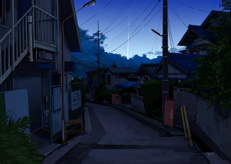 Anime Neighborhood Wallpapers Wallpaper Cave