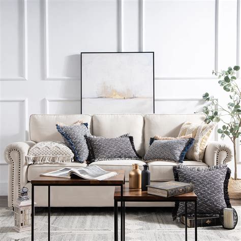 Ways To Decorate A Neutral Sofa With Throw Pillows Hayneedle Atelier Yuwaciaojp