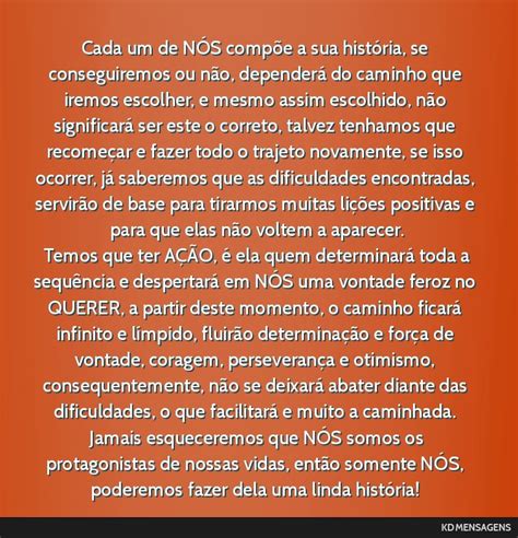 Cada Um De Nós Compõe A Sua Historia - Cada Um De Nós Compõe A Sua História - FDPLEARN