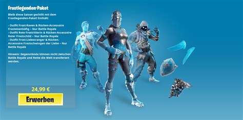 Fortnite Eis Skins Im Frostlegenden Paket Sind Ein Hingucker