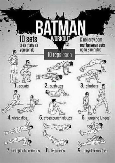 Batman Workout Superhero Workout Workout Days Lower Ab Workouts