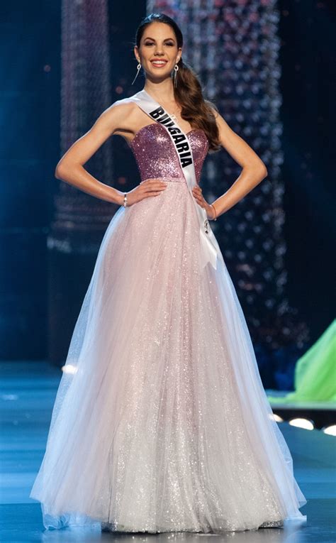 Miss Bulgaria From Miss Universe 2018 Evening Gown Competition E News