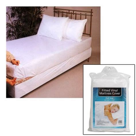 Plastic Mattress Protector Full Size Bed Heavy Duty Vinyl White Cover Waterproof 1 Kroger