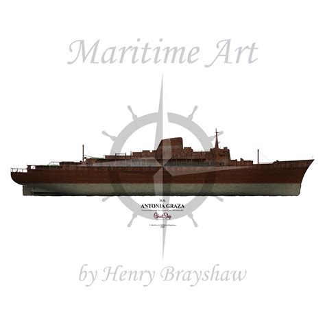 Ms Antonia Graza Weathered And Derelict Poster — Maritime Art By