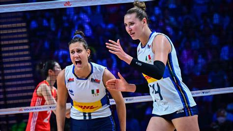 Vnl Quando Gioca L Italia Femminile Il Calendario Completo Le