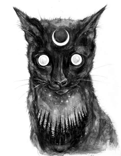 Feral Crescent Print Etsy In 2021 Scary Animals Creepy Cat Creepy