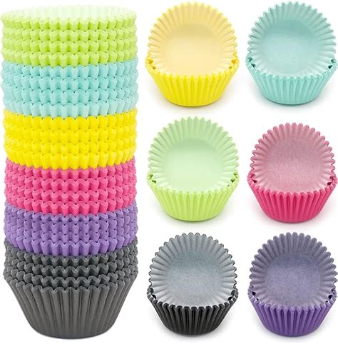 JLNGTHONG 600 Stück Mini Muffins Papierförmchen Muffinförmchen Papier