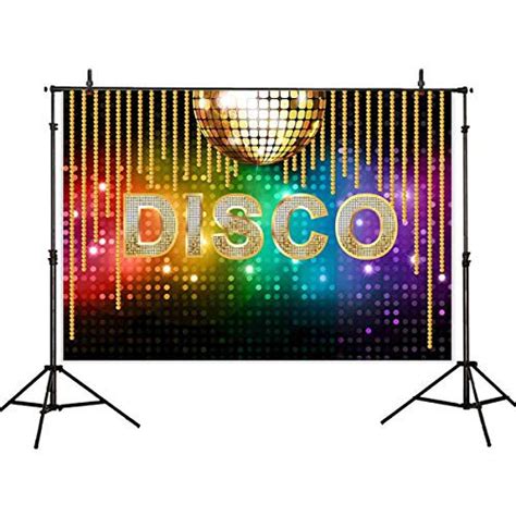 Allenjoy 7x5ft Disco Backdrop Neon Adults Back To 80s 90s Birthday