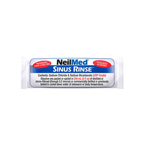 Sinus Rinse Infantil 120 Sobres Premezclados Refill Ostotec