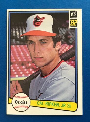 Donruss Baseball Cal Ripken Jr Rc Rookie Card Orioles Hof Nm