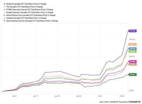 4 Cannabis ETFs That Are Up 100% In 2021 - ETF Focus on TheStreet: ETF ...