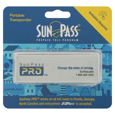 Sunpass Sun Pass Transponder Portable Prepaid Toll Program