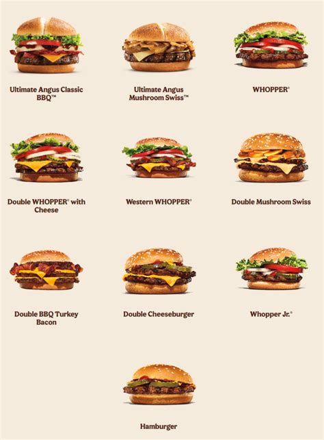 burger king menu singapore updated prices