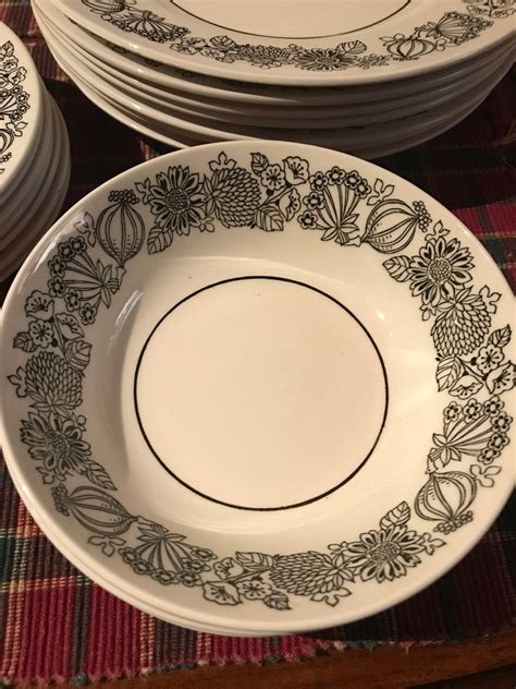 19 Piece Manitou By Grindley Staffordshire England Ironstone Dishes