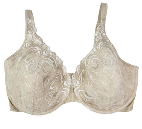 Playtex Secrets Embroidered Underwire Bra Style 4513 44dd Lightly