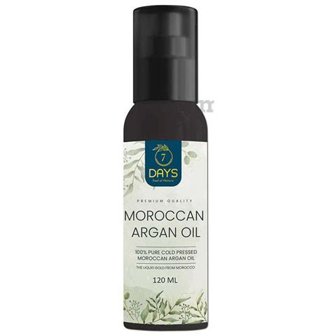 7days Moroccan Argan Oil Buy Bottle Of 1200 Ml Oil At Best Price In India 1mg