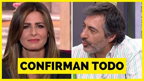 ÚLTIMO MOMENTO EN LA RELACIÓN Nuria Roca y Juan del Val DESTAPAN lo