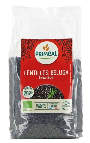 LENTILLES BELUGA 500G Priméal