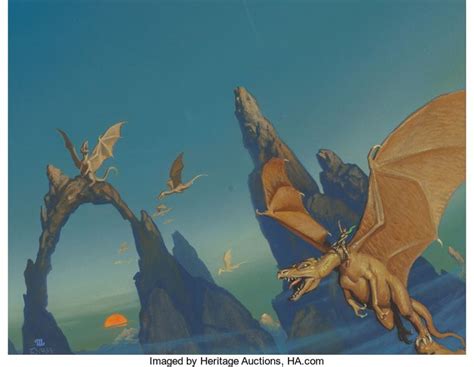 Michael Whelan American B 1950 Moreta Dragonrider Of Lot 71175