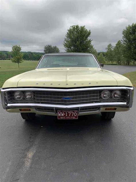 1969 Chevrolet Impala Yellow Rwd Automatic Custom Coupe Classic