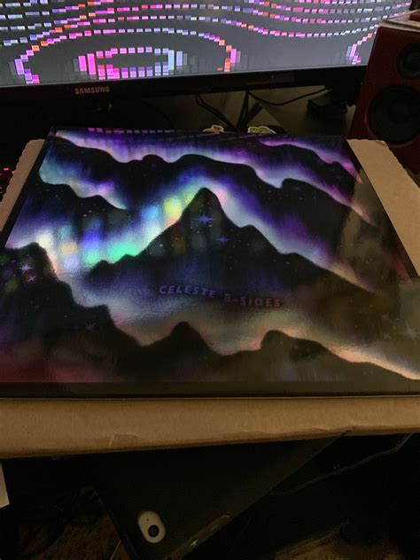 Celeste B-Sides Vinyl Came In. It’s a beauty 💙 ️💛🍓 : celestegame