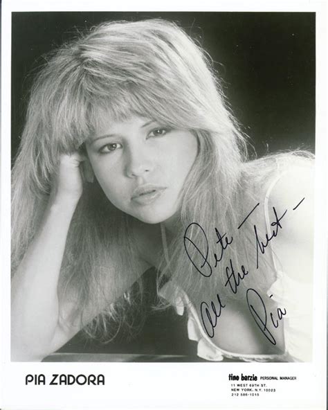 Pia Zadora Inscribed Printed Photograph Signed In Ink Historyforsale Item 212145